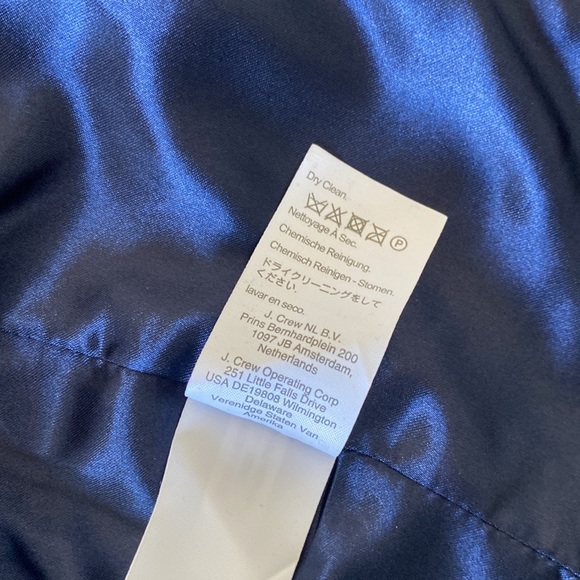 *NWOT* J.Crew Cocoon Coat Italian Stadium Cloth Wool, Heather Fire Red, size 0P - Picture 16 of 16